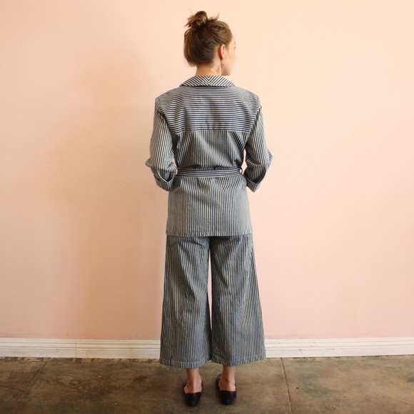 Loup - 2 Piece Set - Striped Tokyo Jacket / Pants - Picture 3 of 12